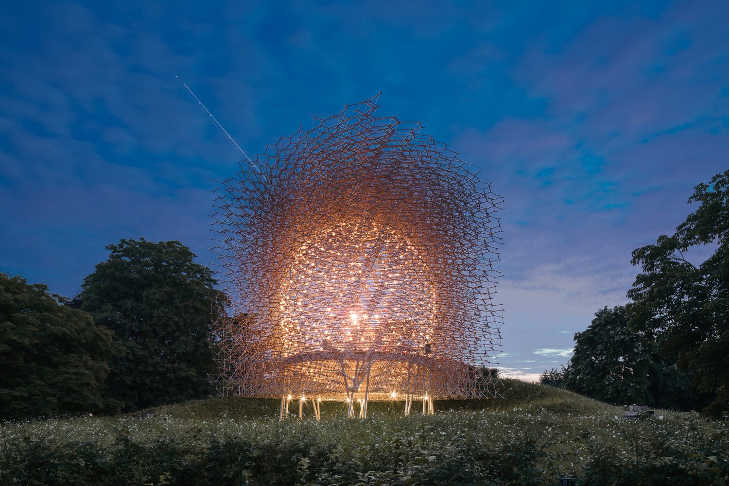 I was commissioned to photograph this sculpture in Milan and London. Its called THE HIVE.