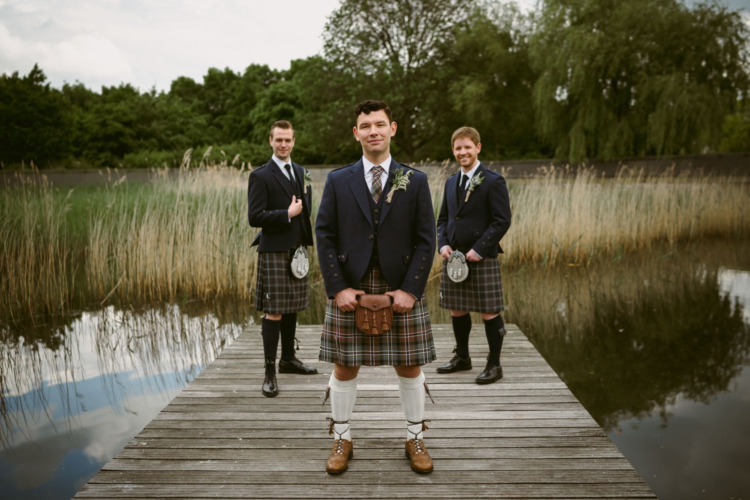 amsterdam wedding photographer groom and best men