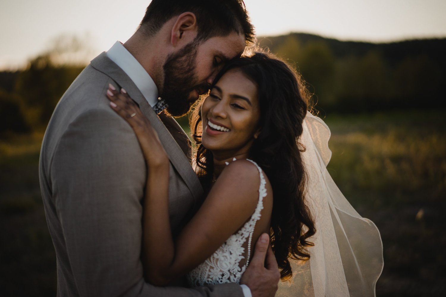 beautiful and happy bride - destination wedding tudscany - mark hadden amsterdam wedding photograhper