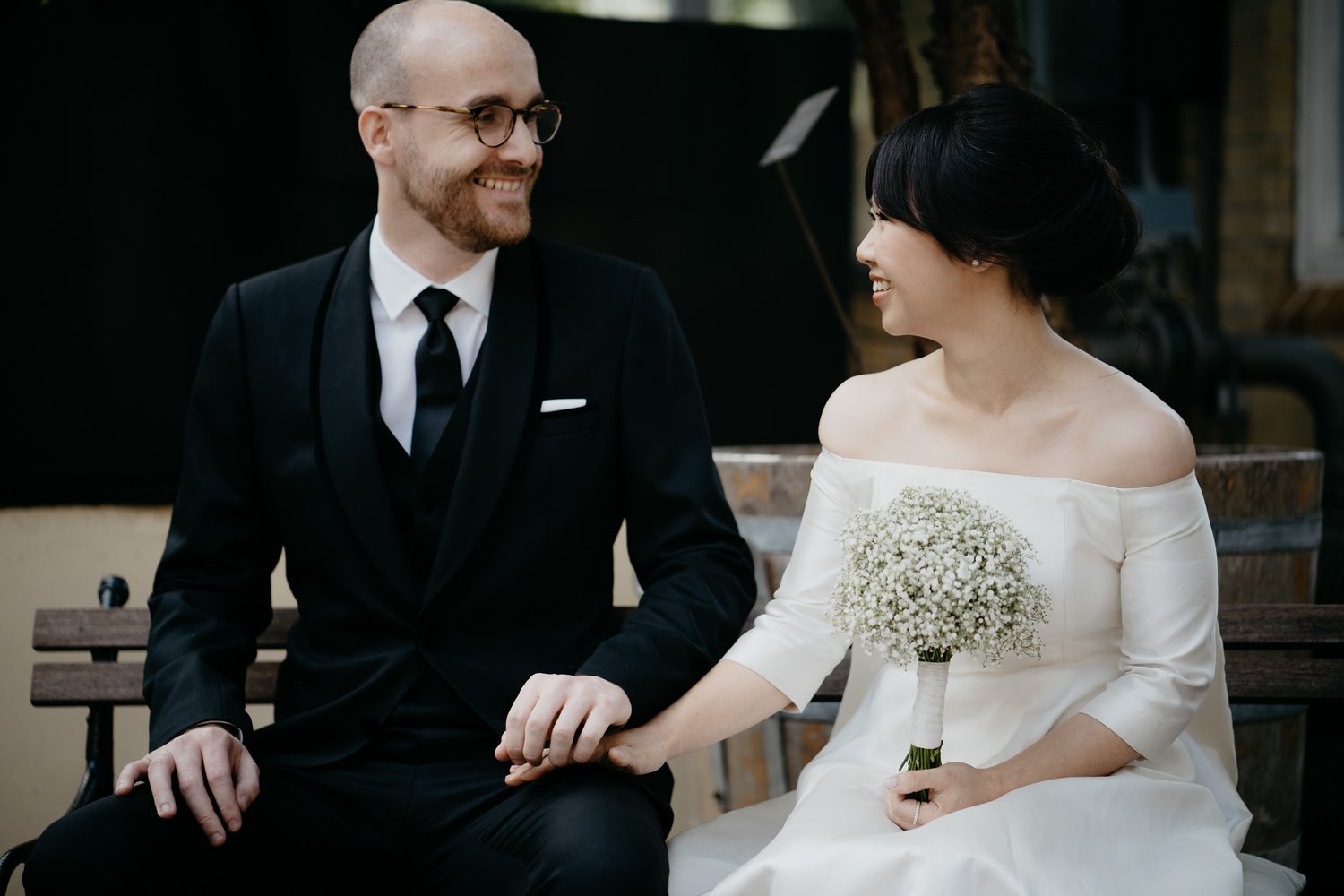 couple  getting married at hortus botanicus amsterdam photography by mark hadden