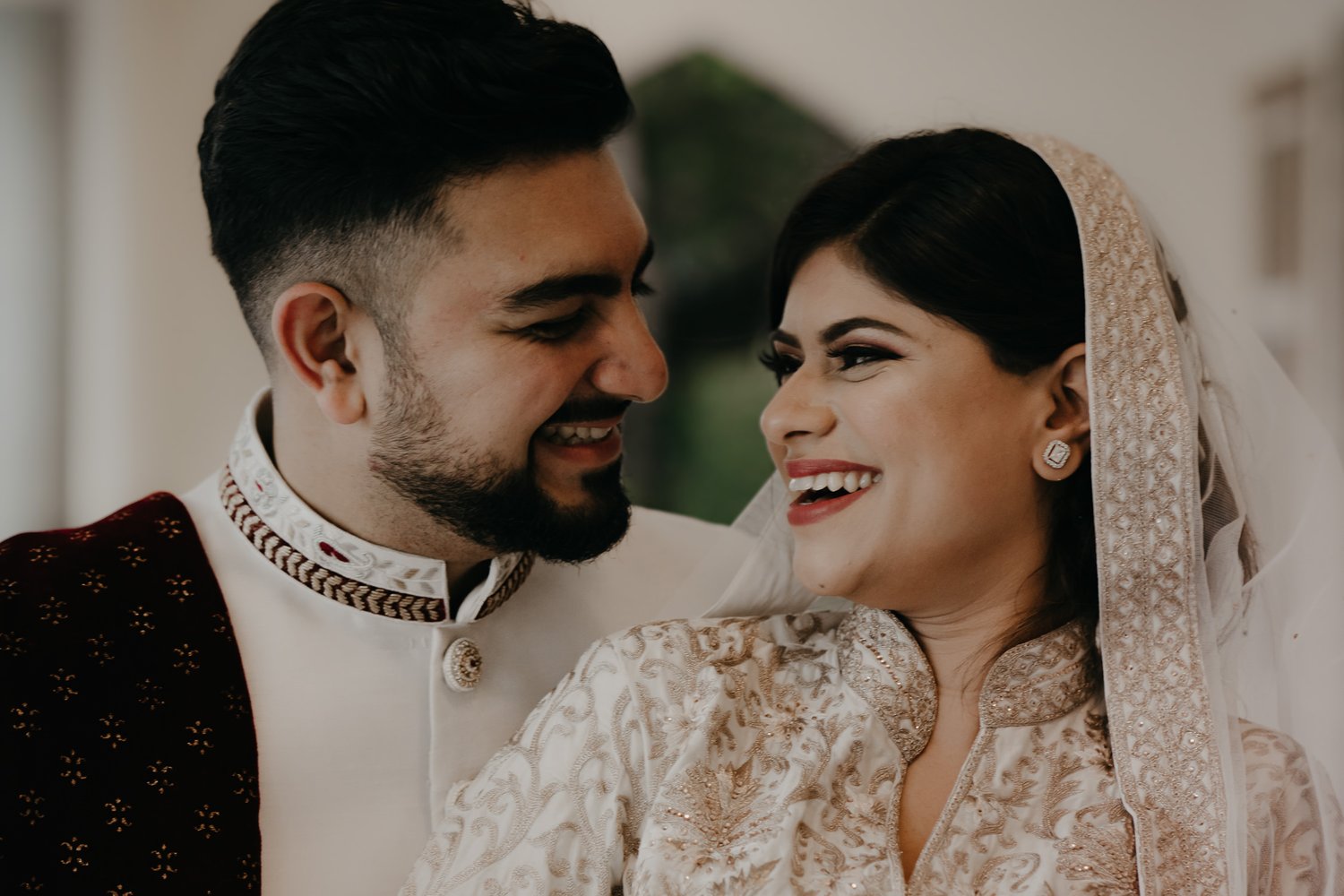 Bride and groom portraits indian wedding photography