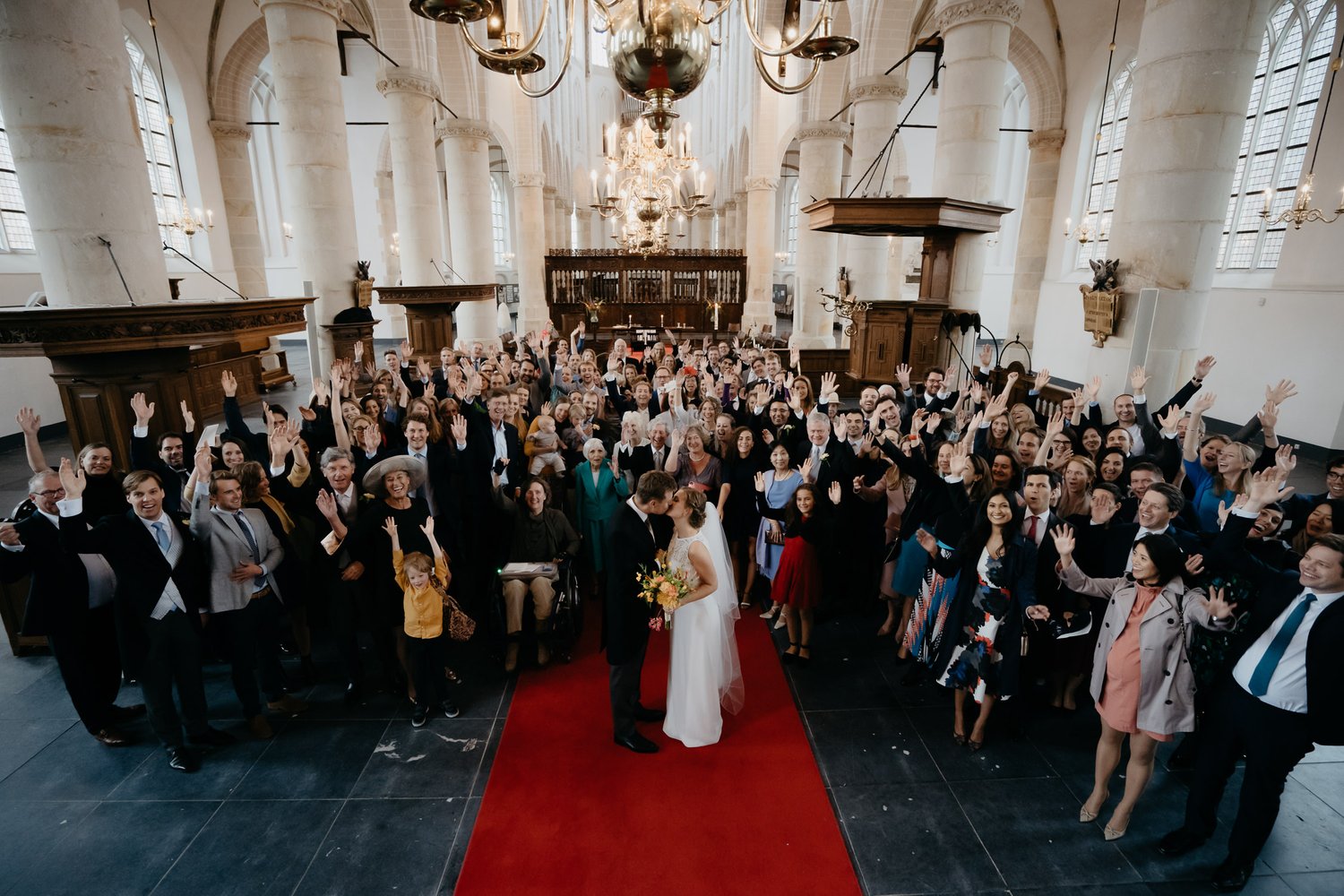 bruiloft foto raportage kerk amsterdam fotografie