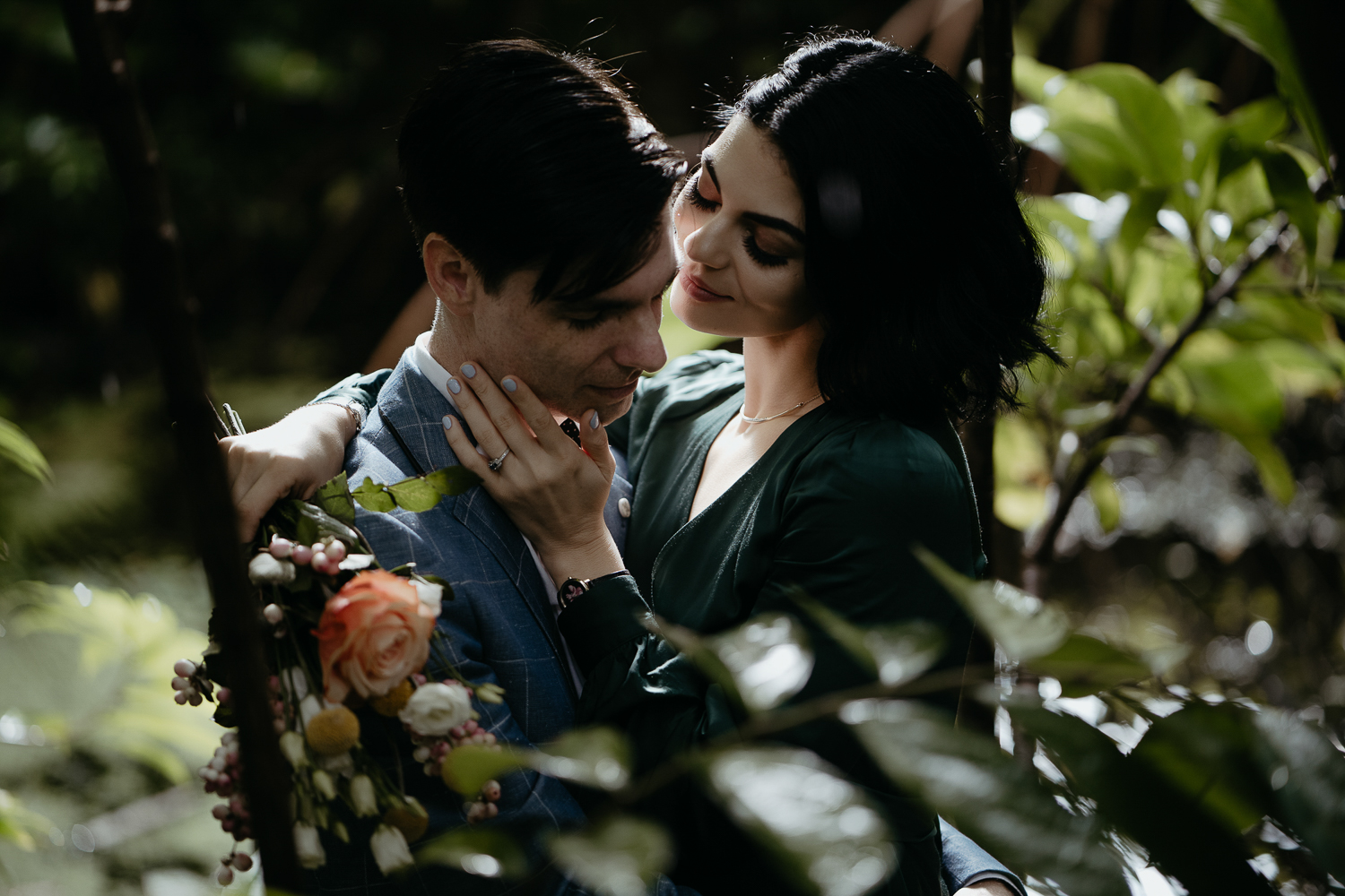 engagement shoot botanical garden amsterdam photography