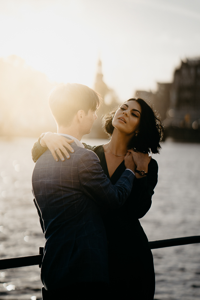 engagement shoot canals amsterdam 